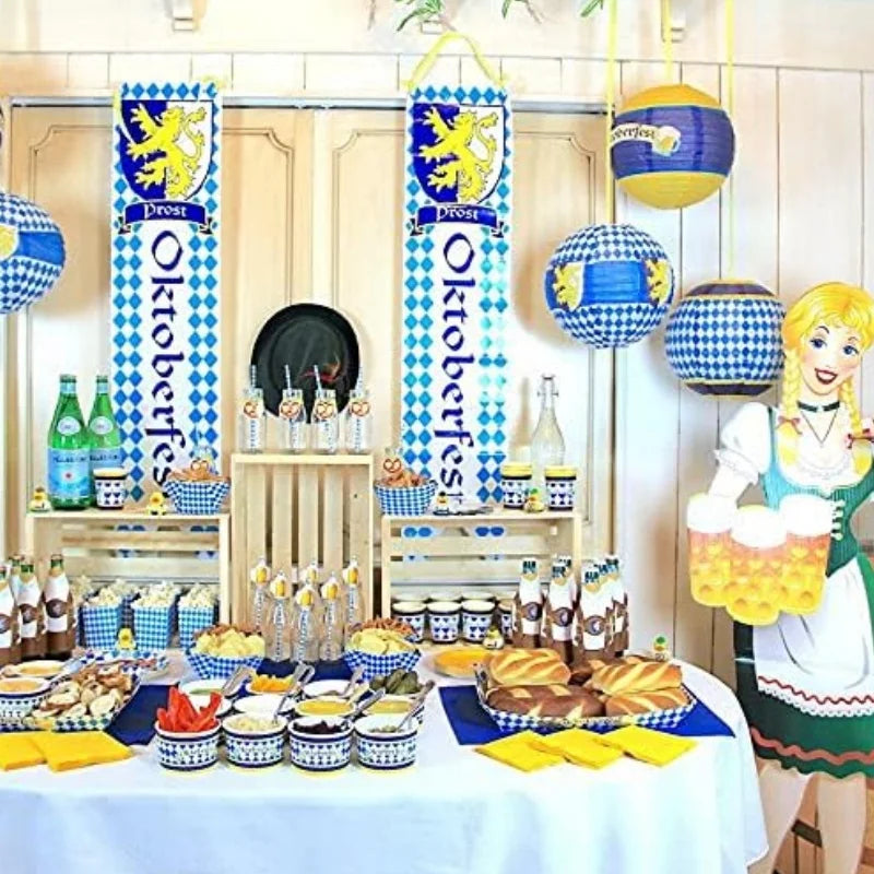 Oktoberfest Hengende Papirlykter Sett