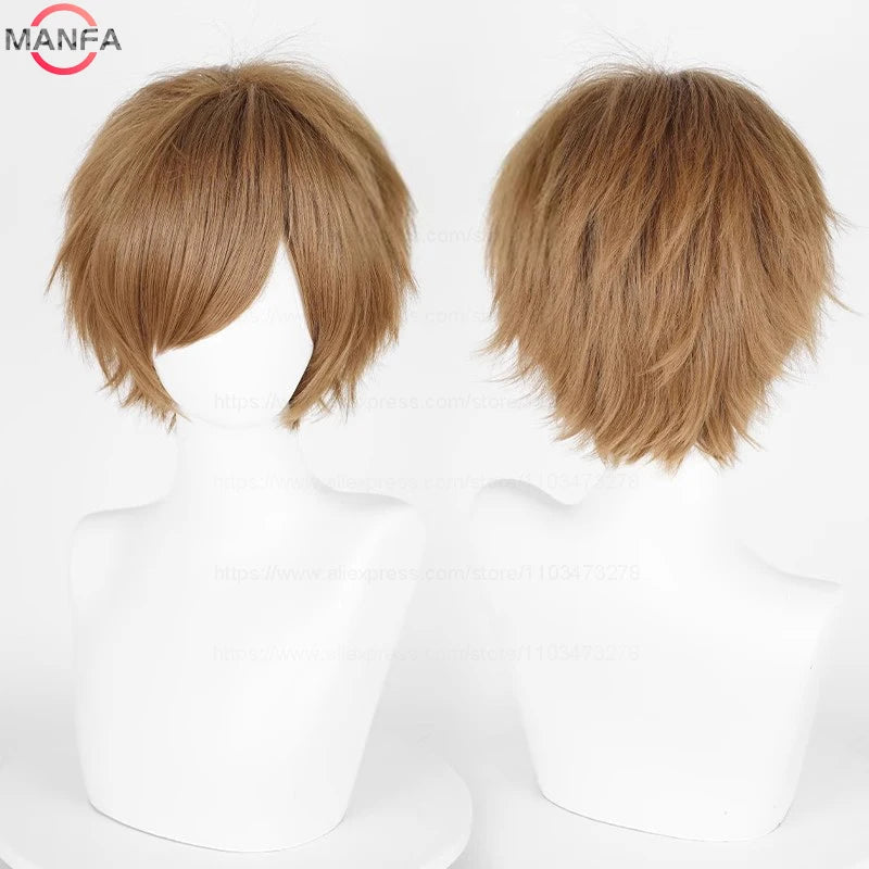 Kort Rett Cosplay-Parykk (30 cm)