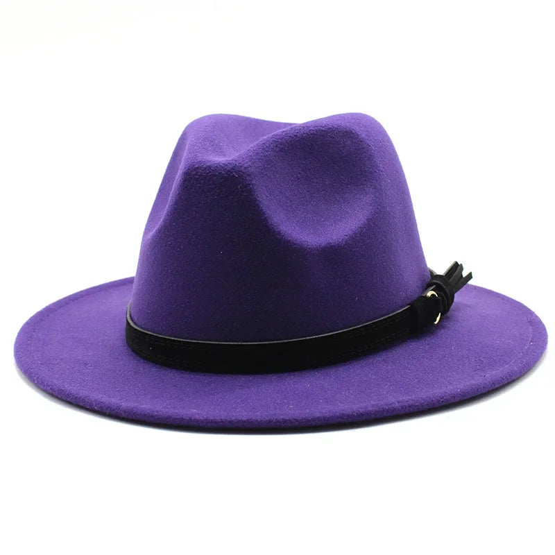Elegante Ull-Fedora Hatt