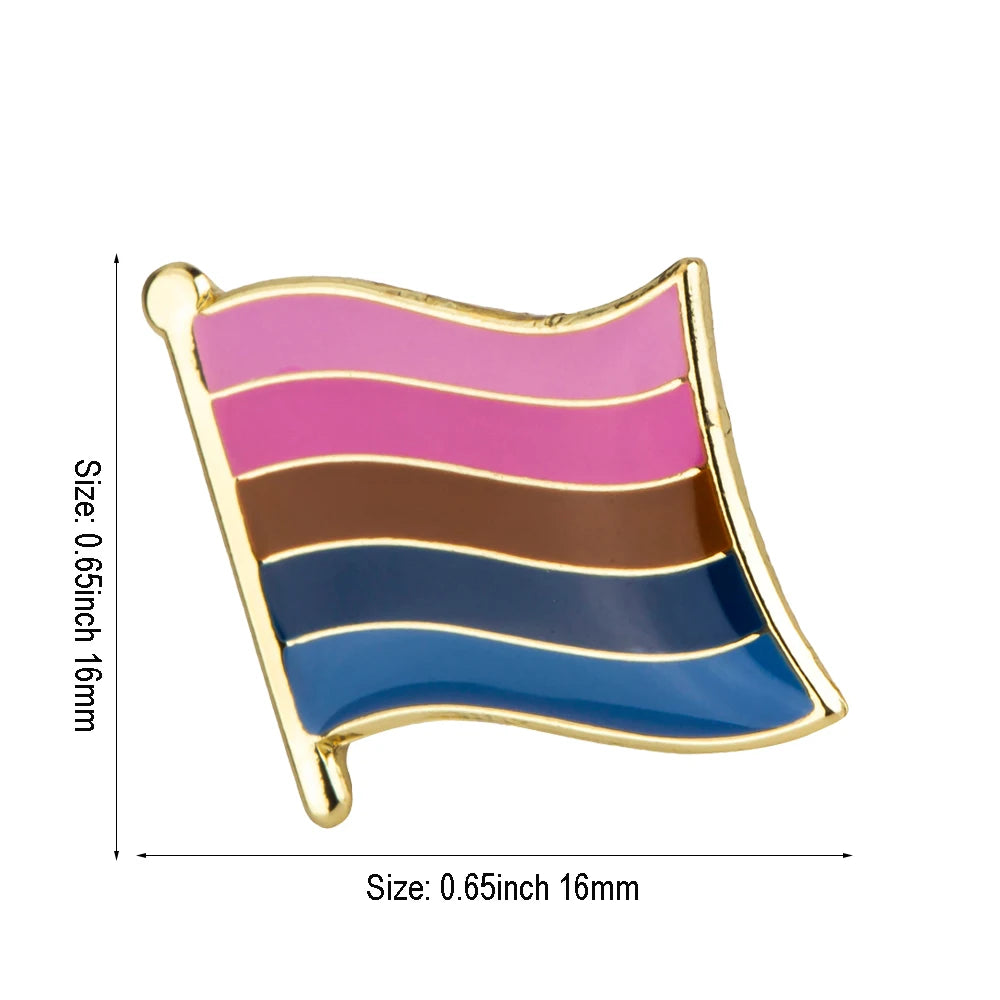 Progress Pride Emalje Lapel Pin