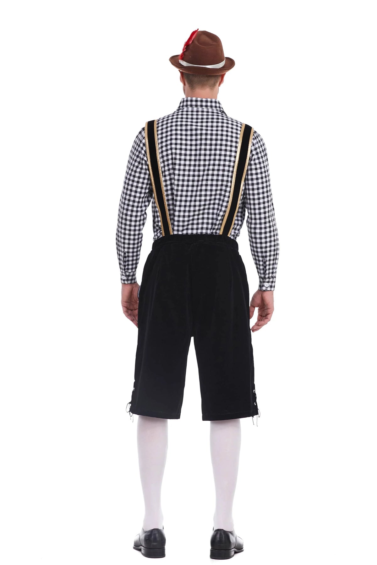 3-Delers Lederhosen Oktoberfest Antrekk for Menn