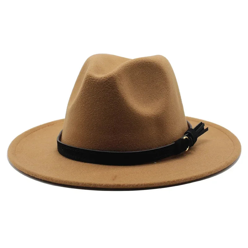 Elegante Ull-Fedora Hatt
