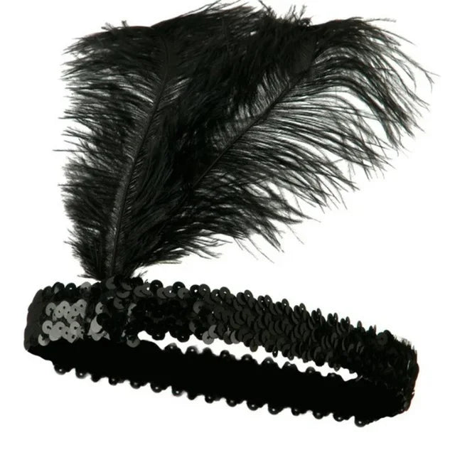 1920-tallet Flapper Tilbehørsett for Damer (5 Deler)