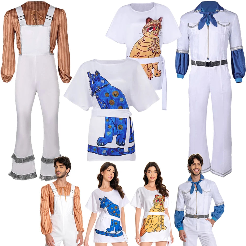 70-talls Hippie & Disko Kostyme for Herrer