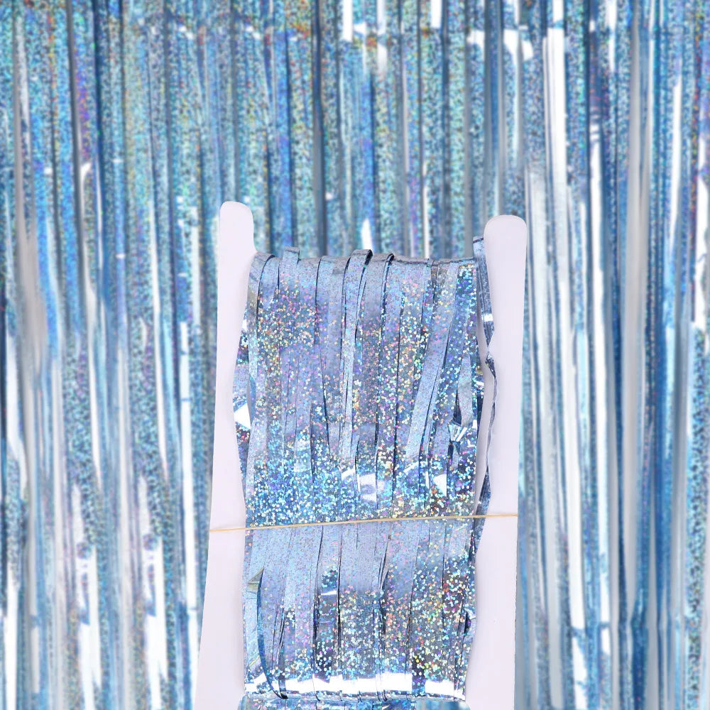Glitter Bakgrunnsgardin for Fotovegg 1x2m