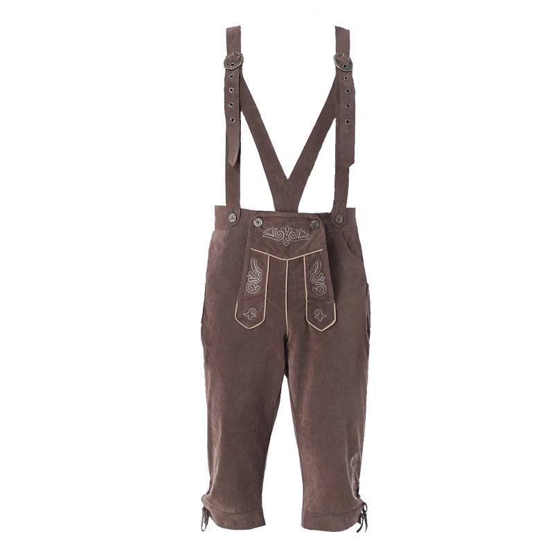 München Lederhosen i Kunstskinn for Herre