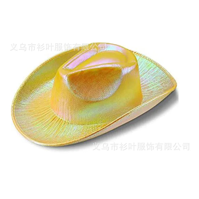 Glitrende Western Cowboyhatt