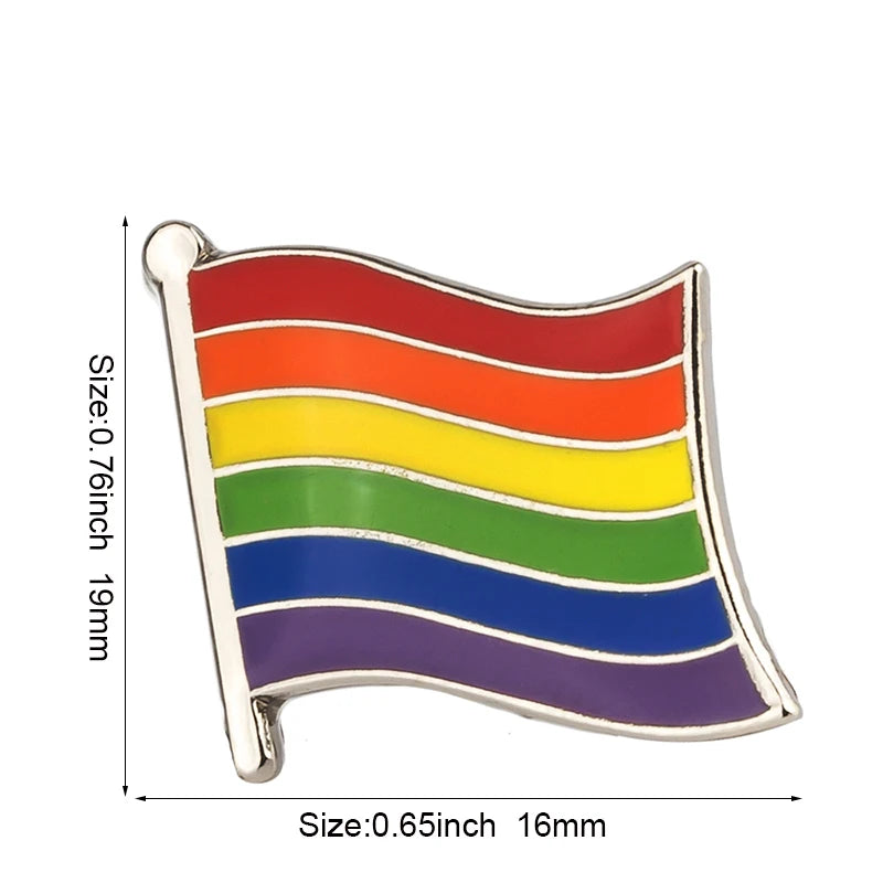Progress Pride Emalje Lapel Pin