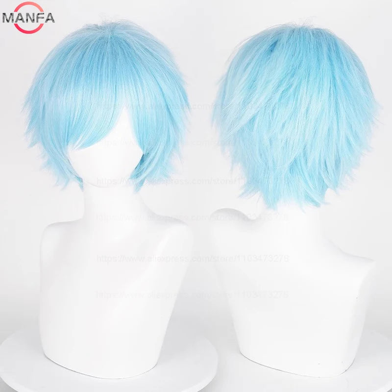 Kort Rett Cosplay-Parykk (30 cm)