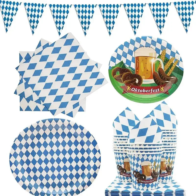 Oktoberfest Temafest Borddekorasjon & Servise