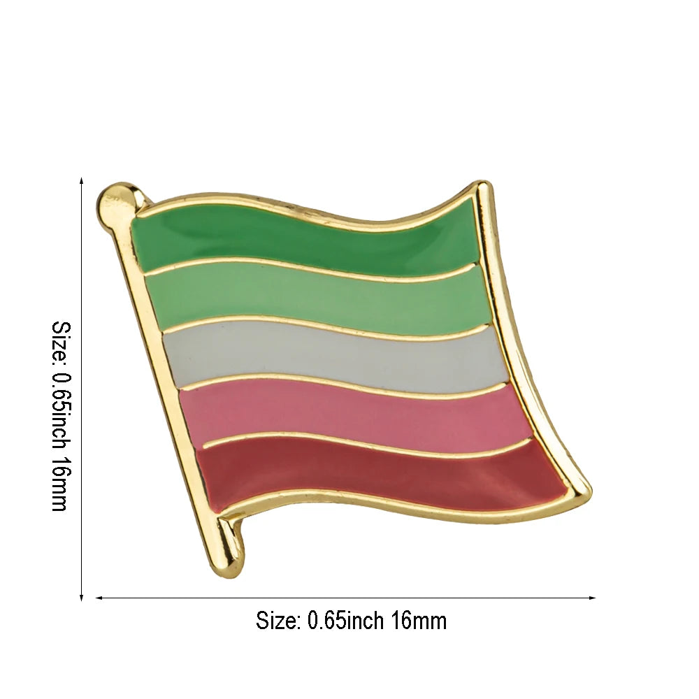 Progress Pride Emalje Lapel Pin