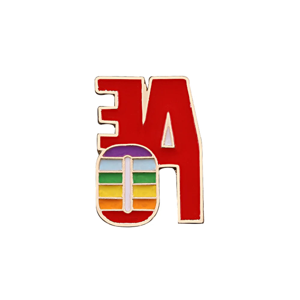 Pride Emaljepins & Regnbue-Pins for Jakke og Veske