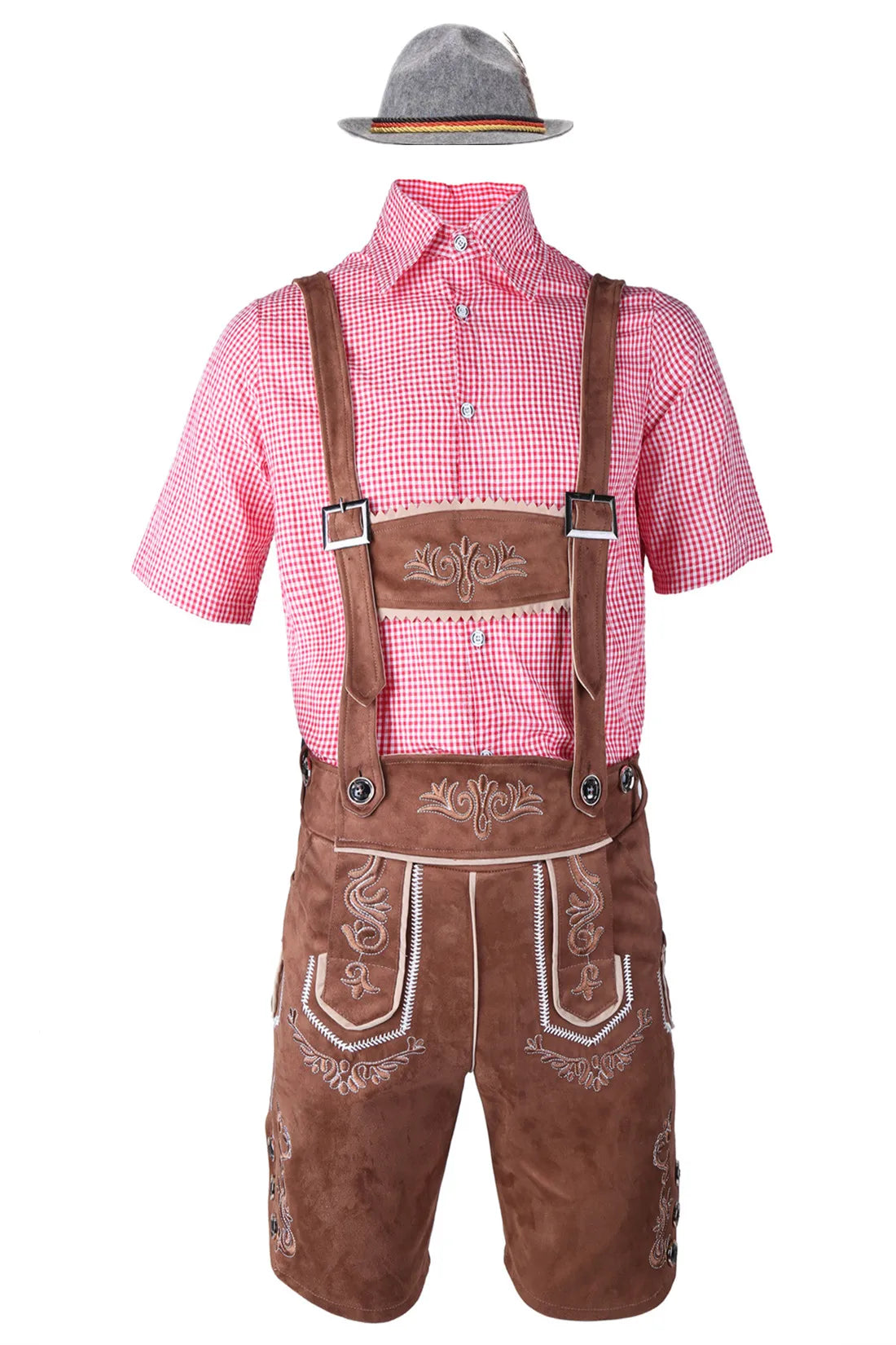 Komplett Lederhosen Oktoberfest Kostymesett til Herre