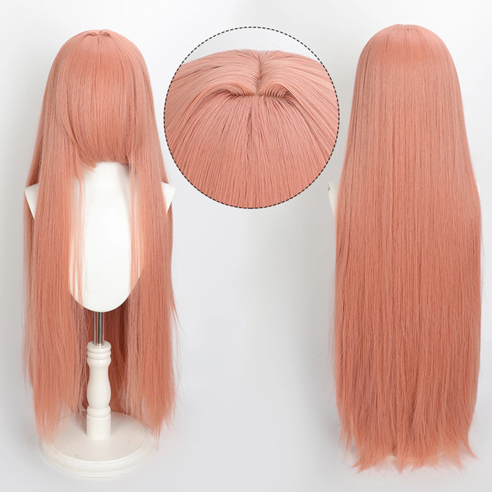 Ekstra Lang Rett Cosplay-Parykk (100 cm)