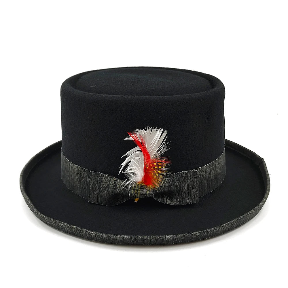 Elegante Ull-Fedora Hatt