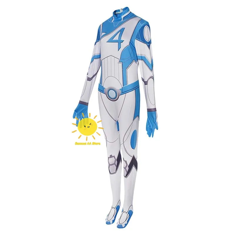 Invisible Woman Cosplay Drakt