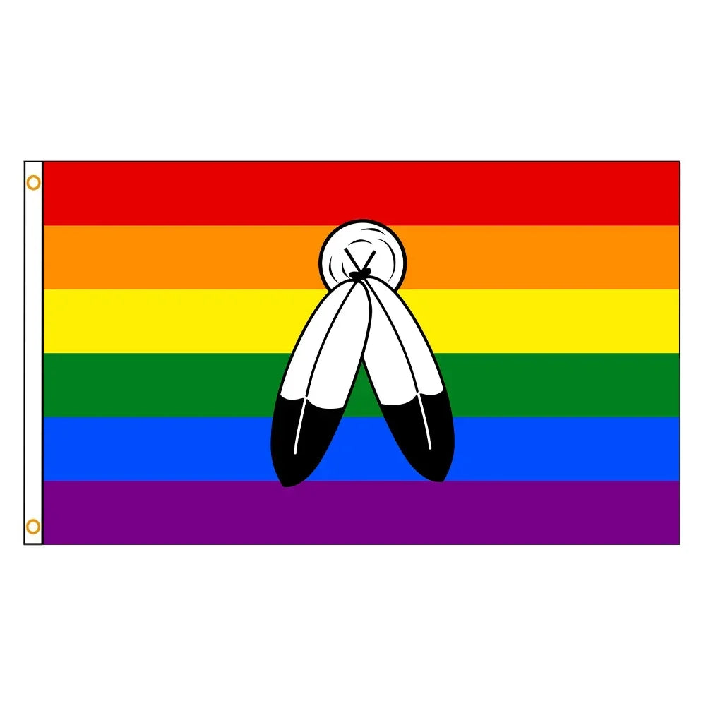 Fargerikt Pride-Flagg og Tapestri Banner