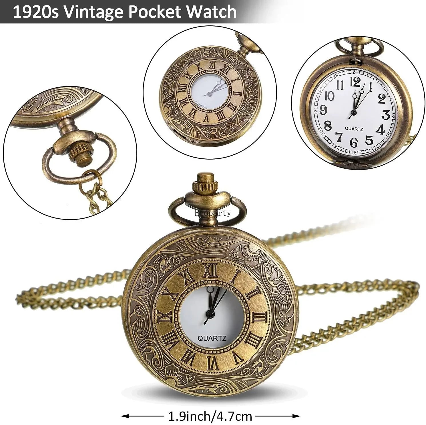 Bestefar & Vintage Gangster Tilbehørsett 1920-tallet