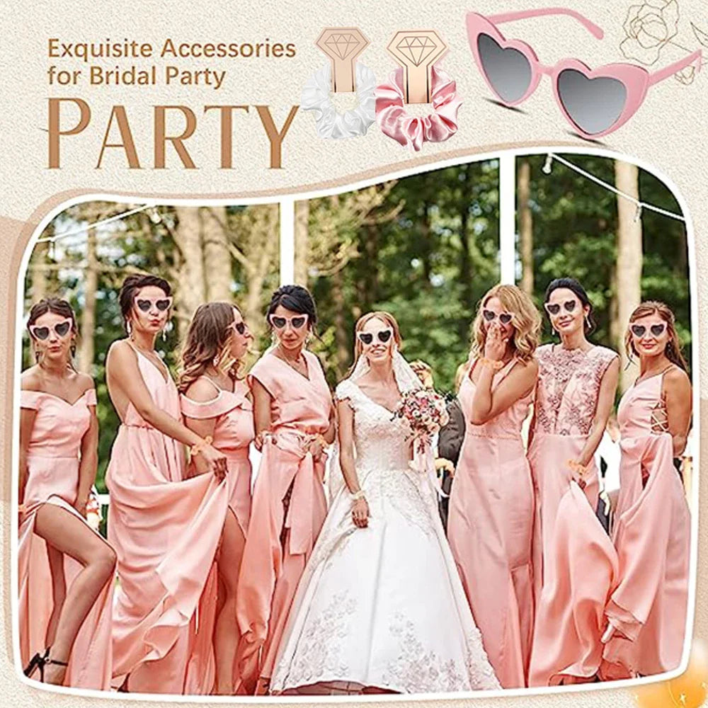 Bride & Bridesmaid Hjerteformede Solbriller