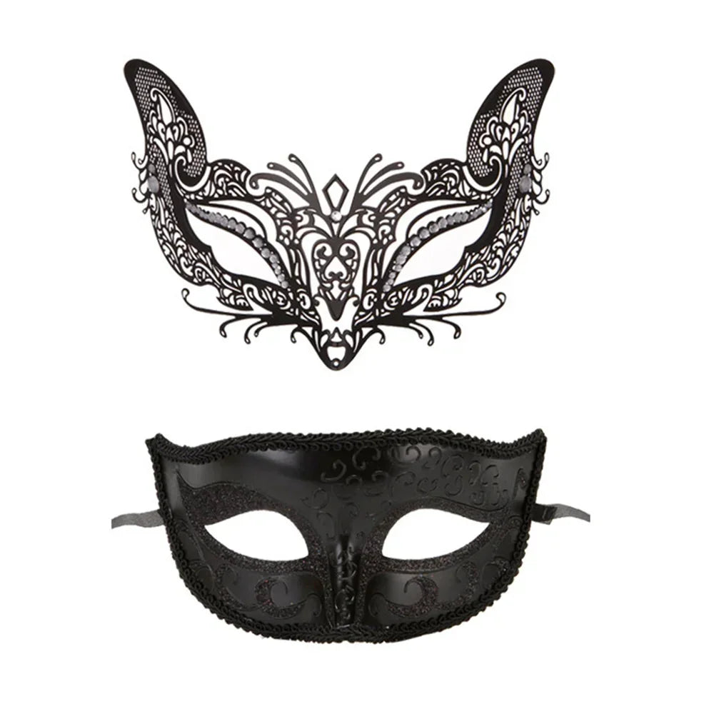 Eksklusivt Maskeradesett for Par (2 stk)