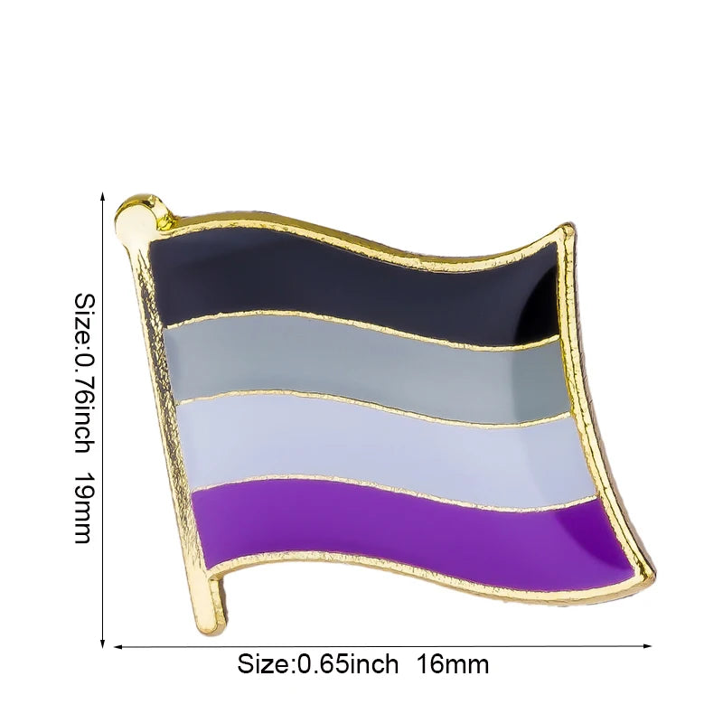 Progress Pride Emalje Lapel Pin