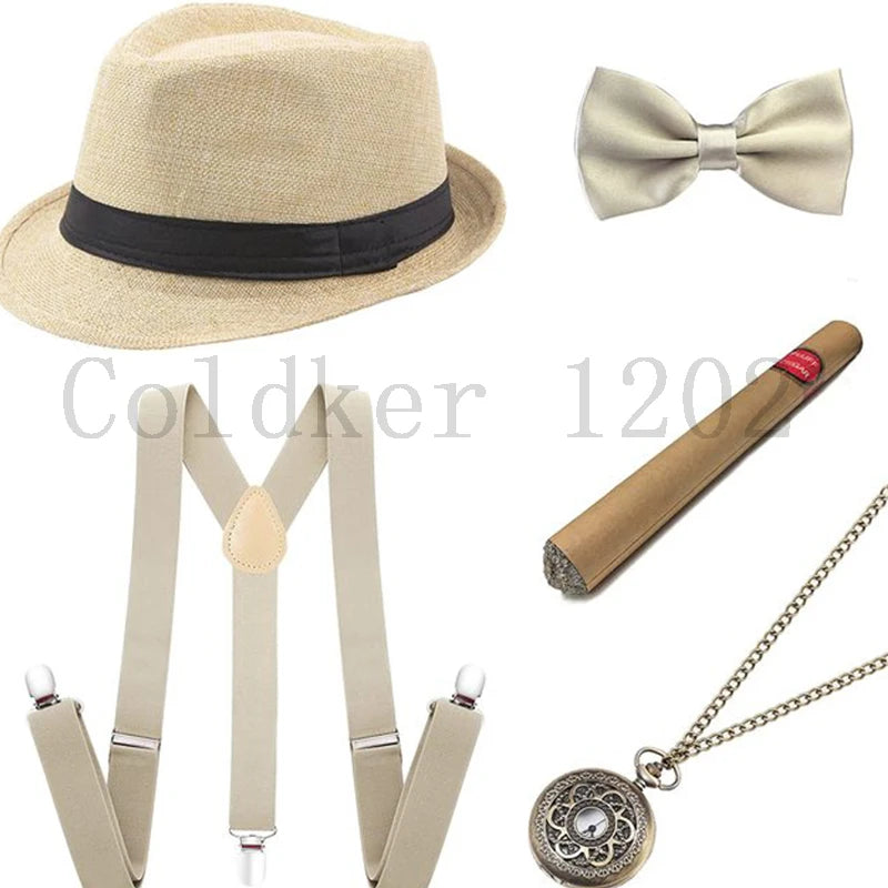 1920-talls Gatsby Gangster Tilbehør