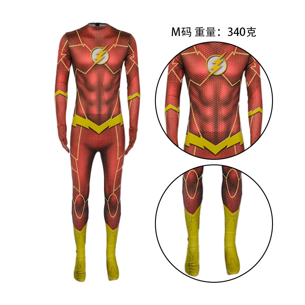 Barry F Allen Tights Kostyme