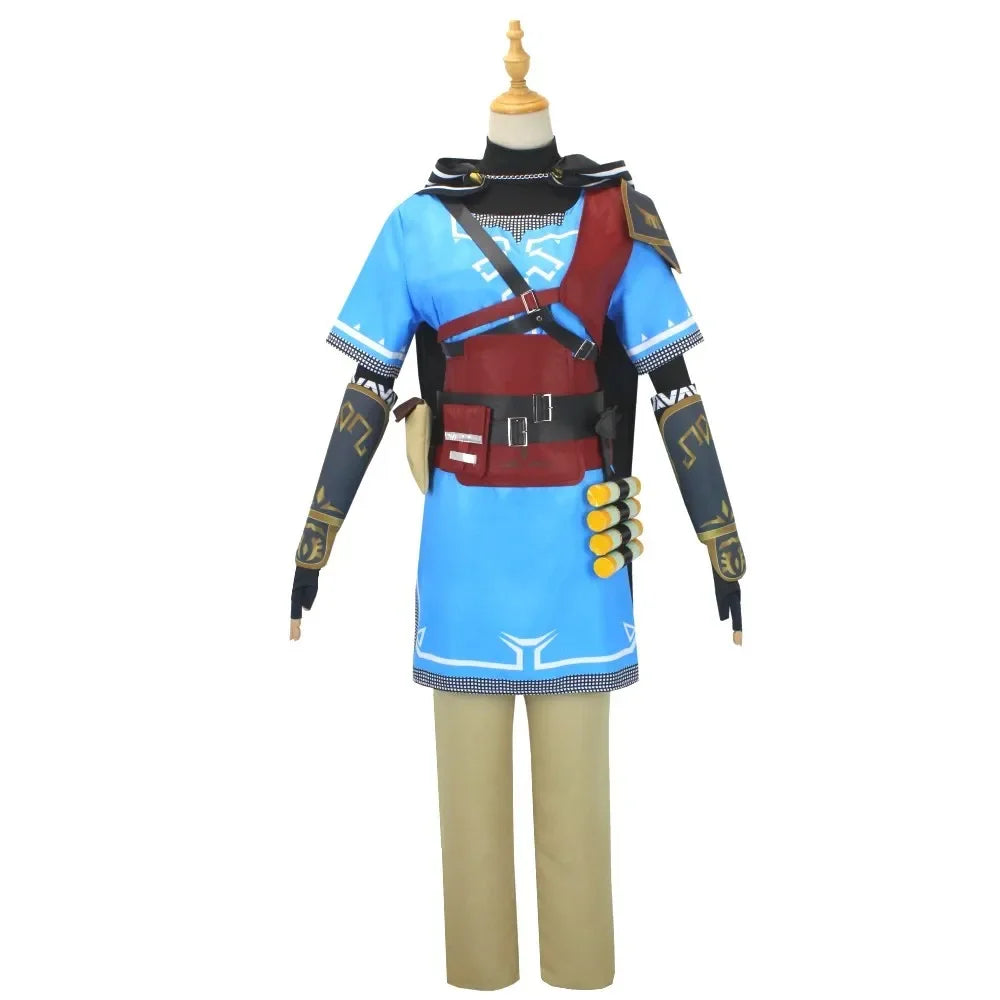 Zelda Breath of the Wild Link Cosplay Kostyme