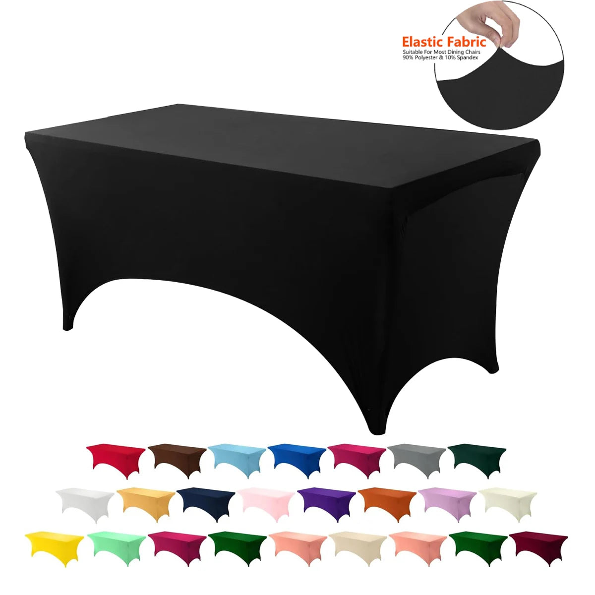 Elastisk Duk til Festbord (Rynkefri Spandex)