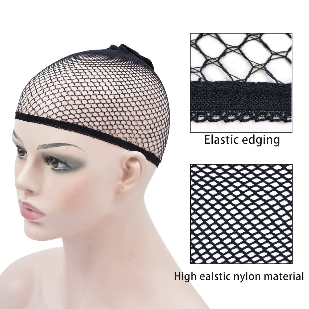 Pustende Netting-Parykkhette (Fishnet)