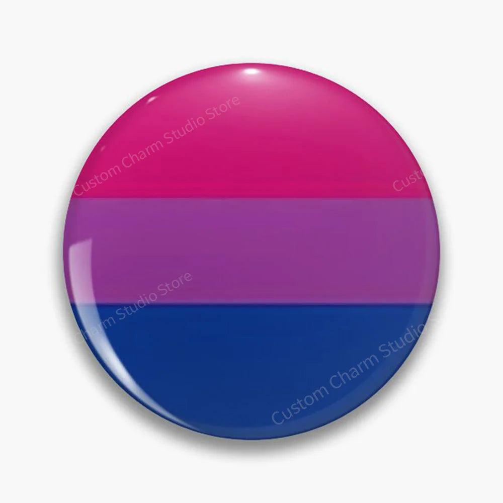 Rund Pride Knappe-Badge / Pin-Merke