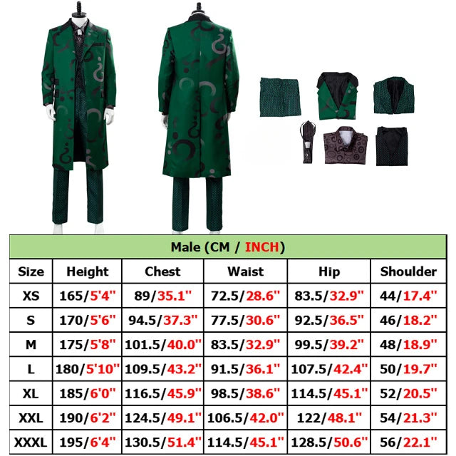 The Riddler Cosplay Kostyme