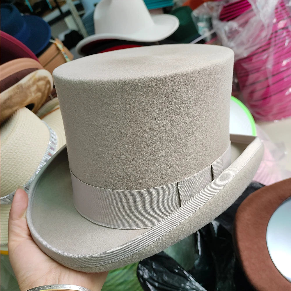 Elegante Ull-Fedora Hatt