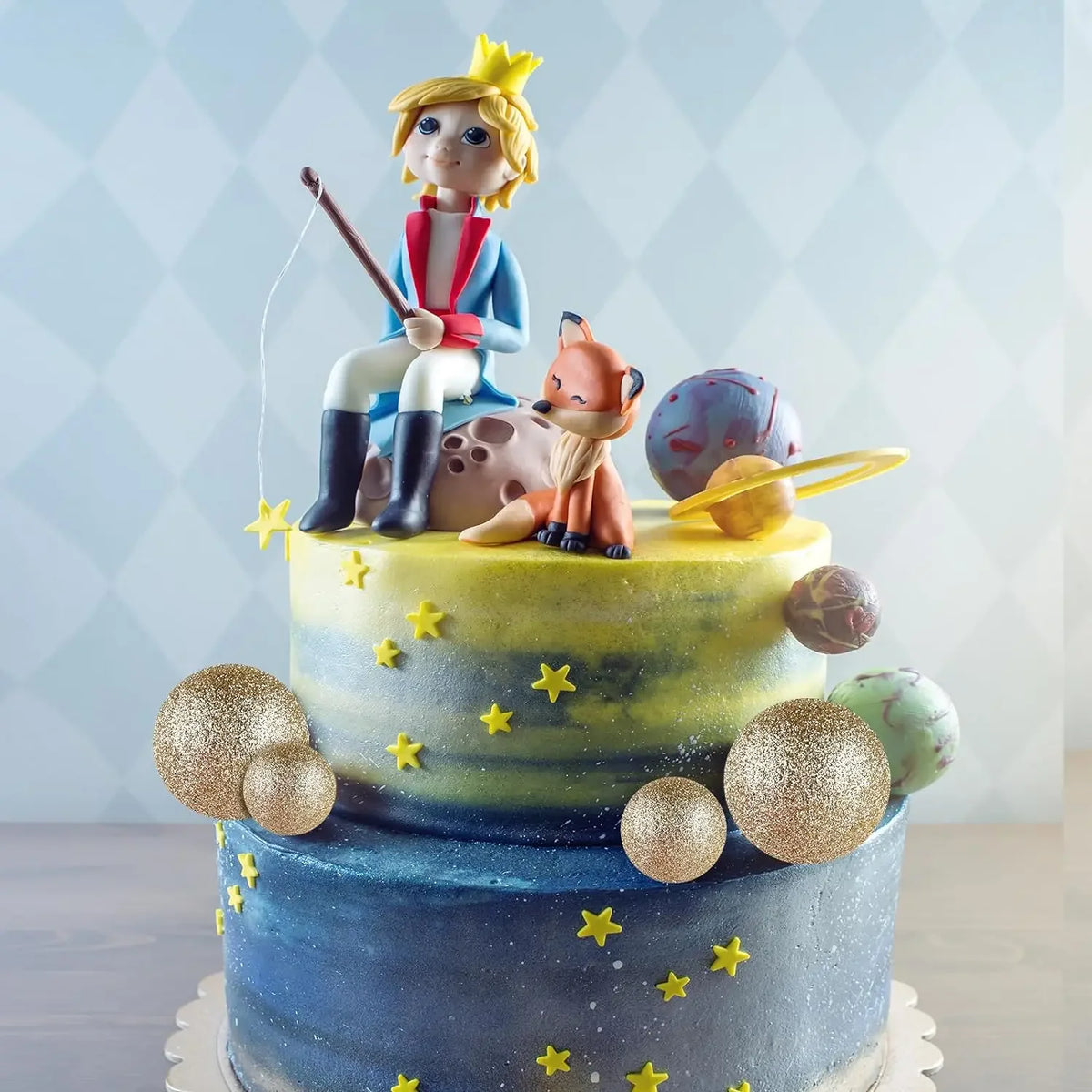 20-Pakning Mini Ballong Kake-Topper Sett