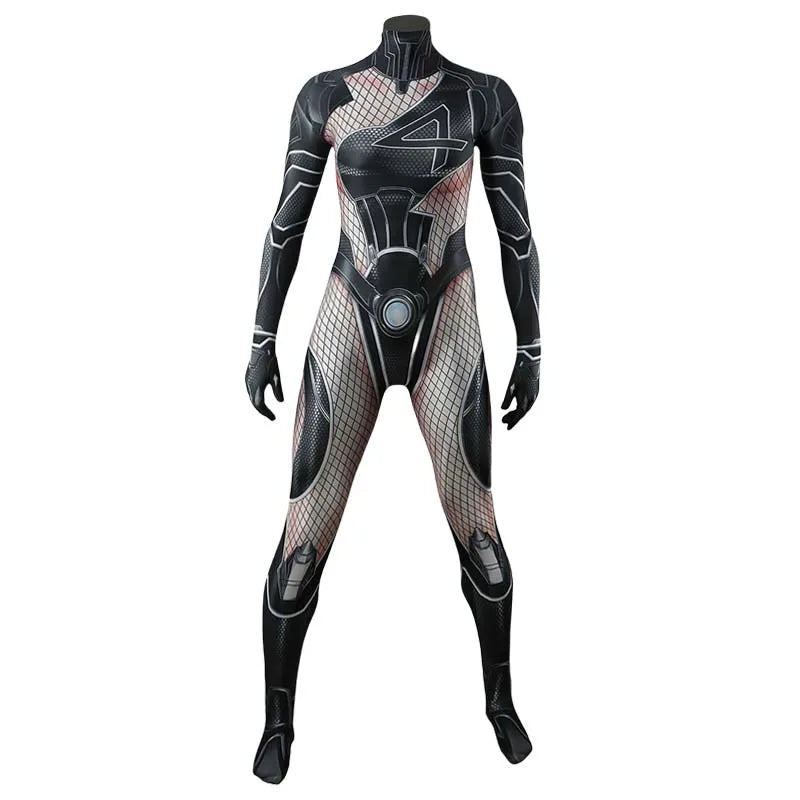 Invisible Woman Cosplay Drakt