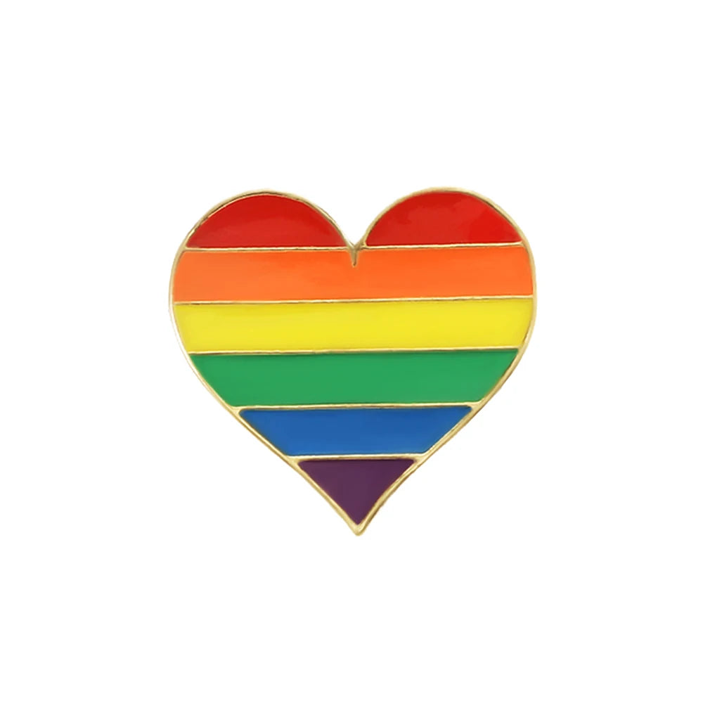Pride Emaljepins & Regnbue-Pins for Jakke og Veske