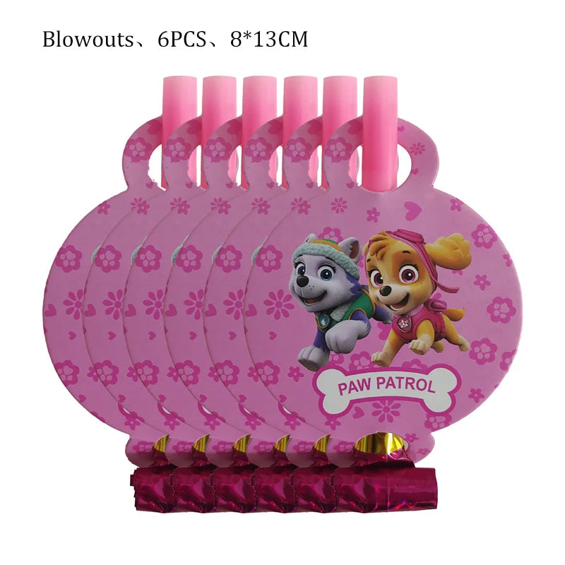 Paw Patrol Skye Rosa Bursdagsservise