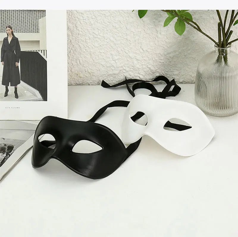Retro Gentleman & Dronning Halvmaske