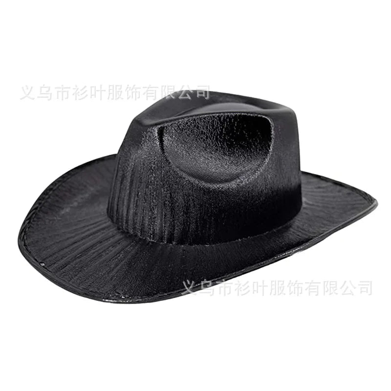 Glitrende Western Cowboyhatt