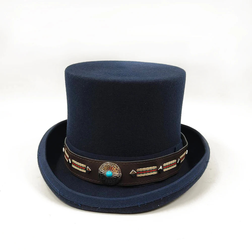 Elegante Ull-Fedora Hatt