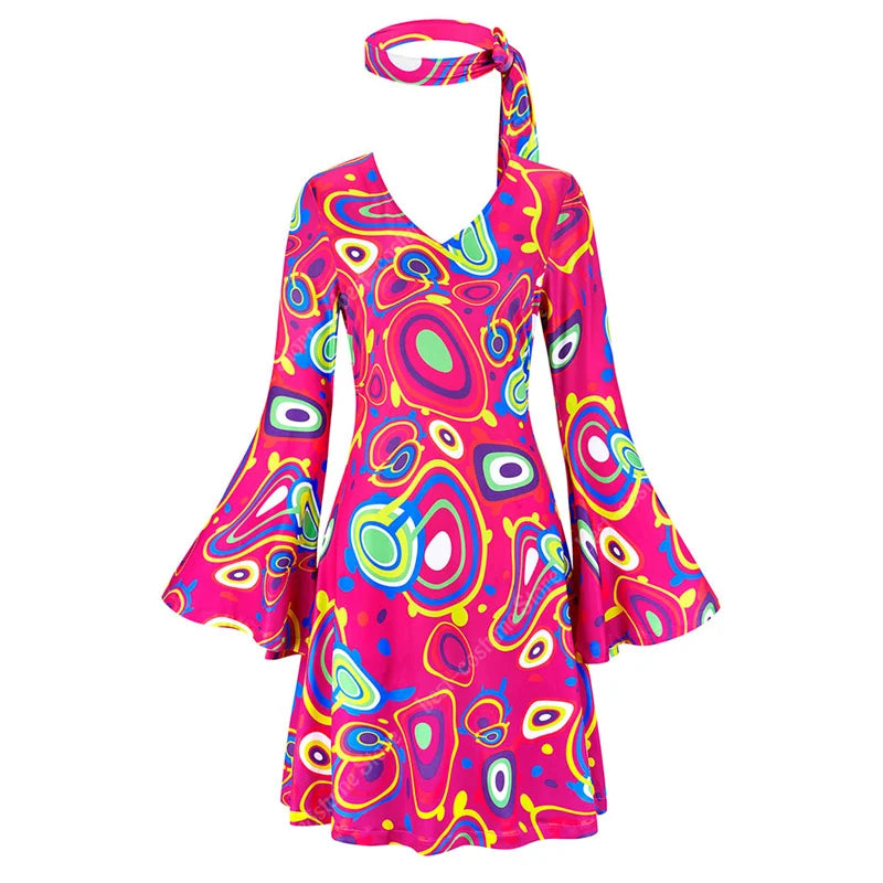 70-talls Hippie & Disko Kostyme for Herrer