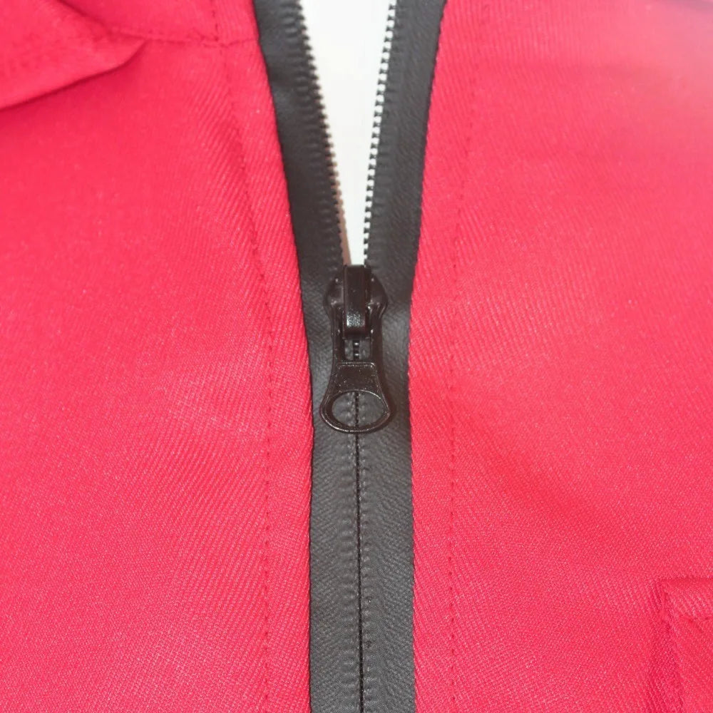 Rosa Jumpsuit Kostymesett med Maske