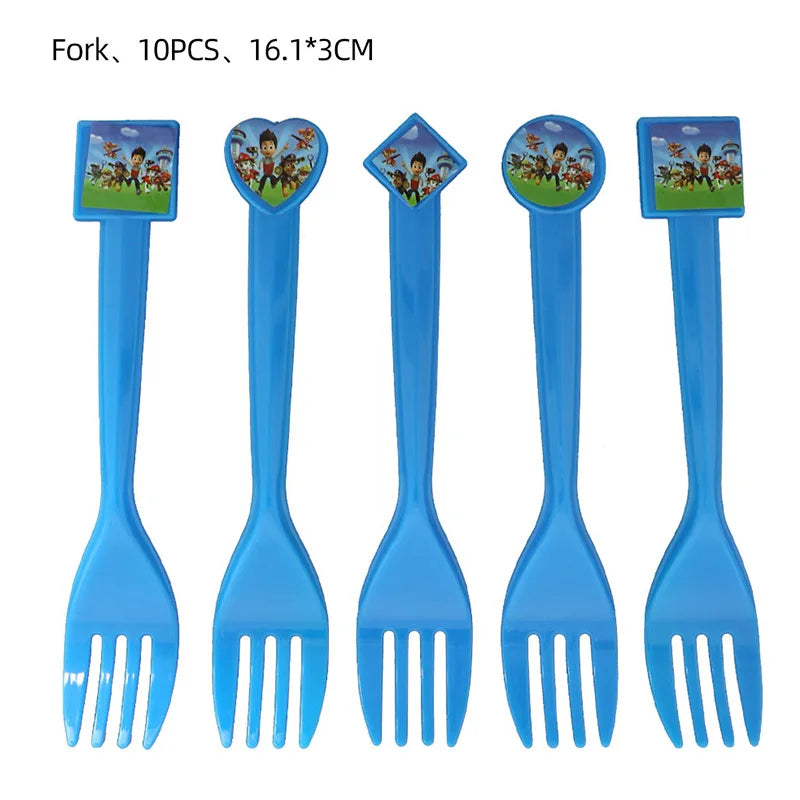 Paw Patrol Bursdagssett – Ballonger, Servise & Banner