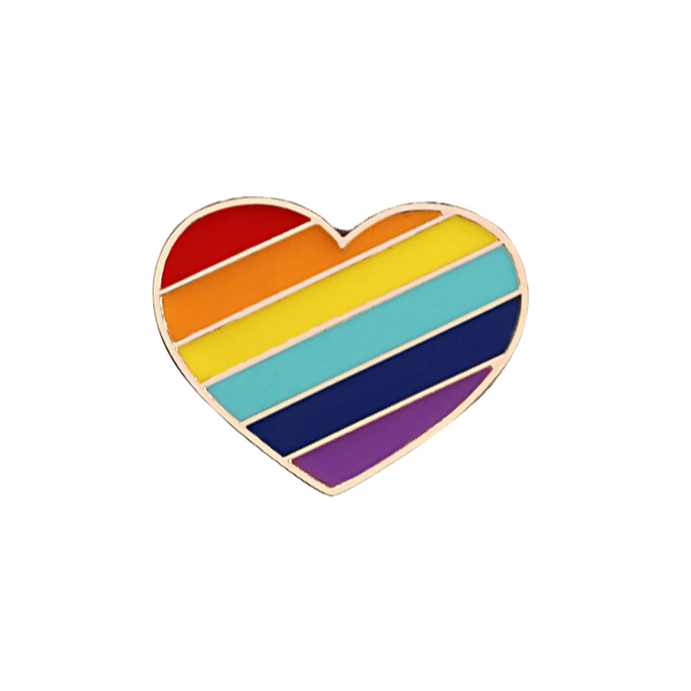 Pride Emaljepins & Regnbue-Pins for Jakke og Veske