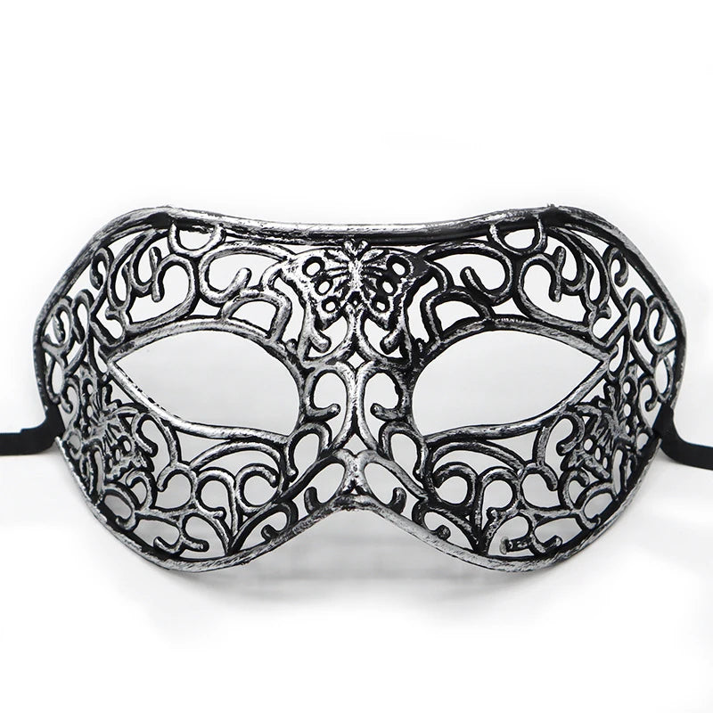 Vintage Prins Maskeradadmaske med Krone