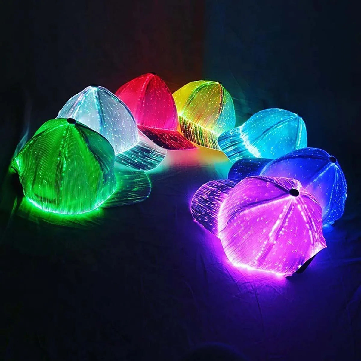 LED Lysende Caps