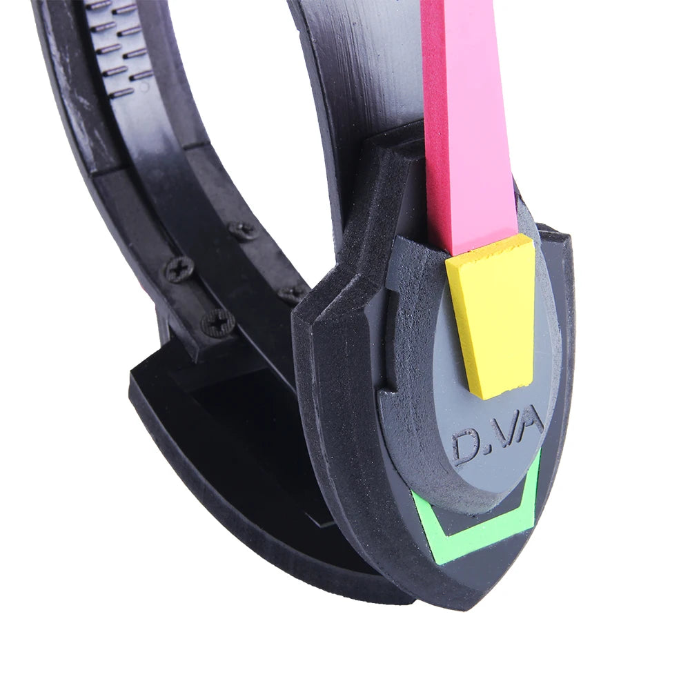 Overwatch D.Va Deluxe Cosplay-sett med Parykk & Hodesett