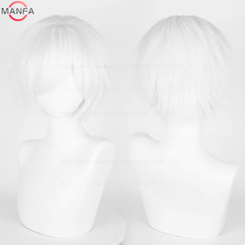 Kort Rett Cosplay-Parykk (30 cm)