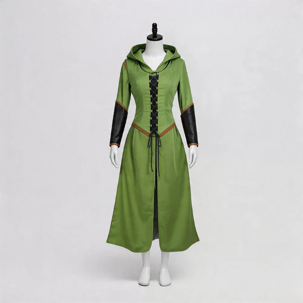Womens Medieval Hooded With Kostyme