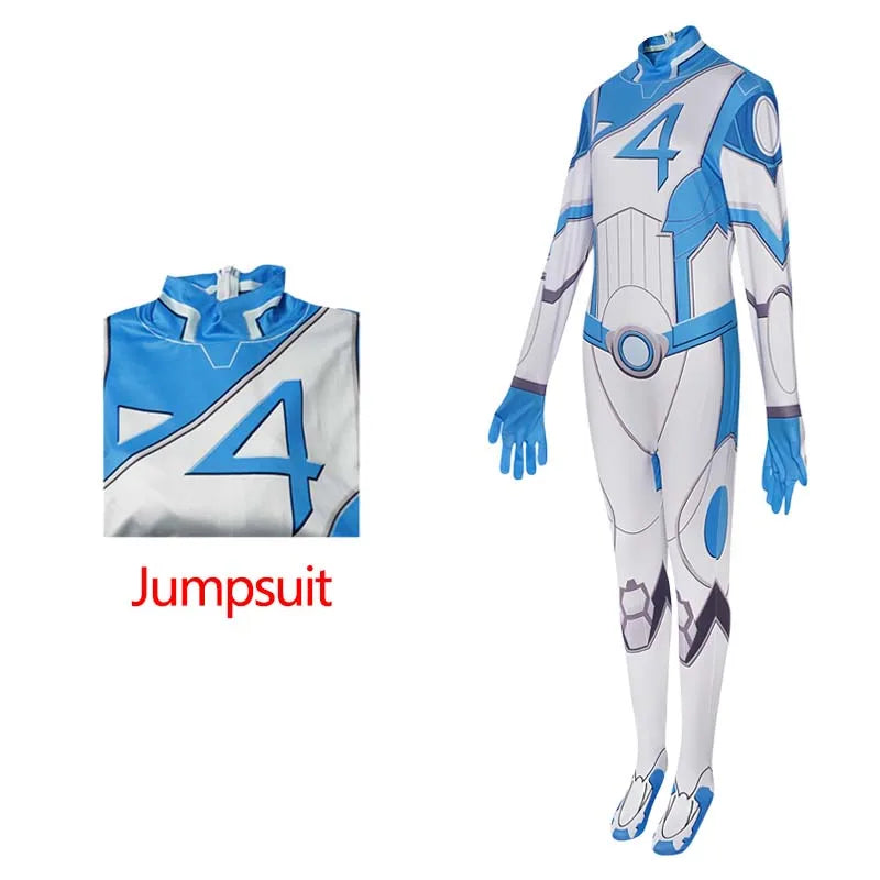 Invisible Woman Cosplay Drakt